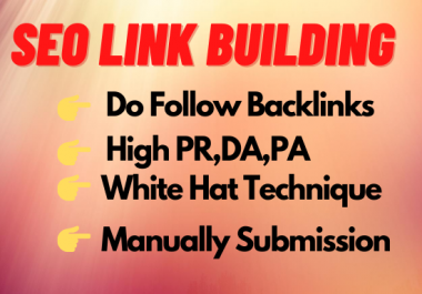 High quality link building,  backlinks service