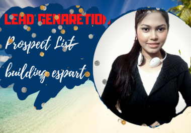 I will do lead generation and web research for any targeted business