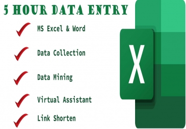 I ll Do Data Entry, Link Shorten & Virtual Assistant