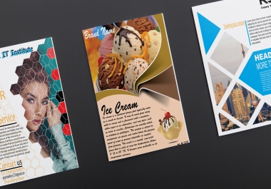 I will design creative and attractive flyer for you