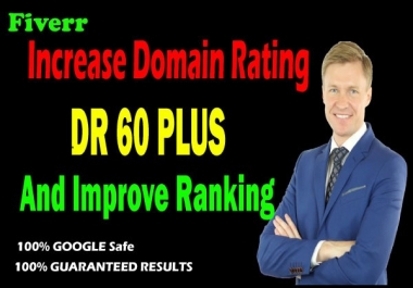 I will increase domain rating authority of your website ahrefs dr 50