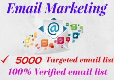 I will do list building for email marketing