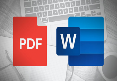 I will convert your PDF files to word