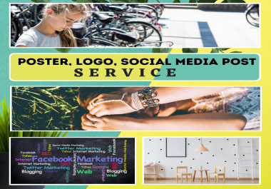 I will create amazing canvas wall art mockups,  social media post, poster,  logo,  and designs.