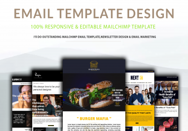 I will do mailchimp template design and newsletter automation