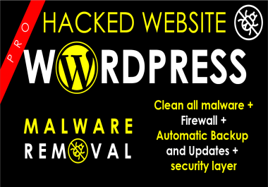 I will Remove malware from wordpress website or hosting server