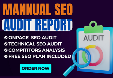 I will create professional website SEO audit report with technical audit and fix issues