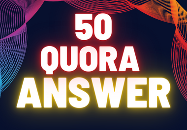 50 Quora Answers Backlinks with Guaranteed Traffic