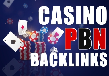Google Top DA 50+ Casino Poker Gaming high quality 1000 PBN backlinks