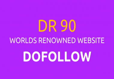 I will manually create 10 Seo Dofollow Backlinks on high DR 90