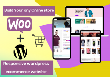 I will build professional wordpress eCommerce Woocommerce online store in 24-hours