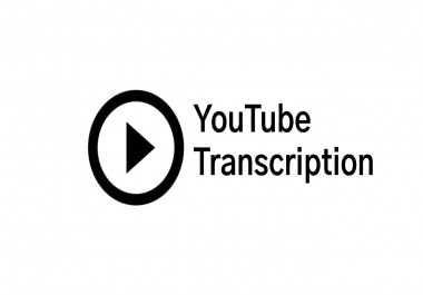 I will transcribe one single speaker Youtube video for you.