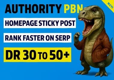 Powerful 200 Homepage Sticky PBN Posts on DR50+ Domains High Authority SEO Backlinks