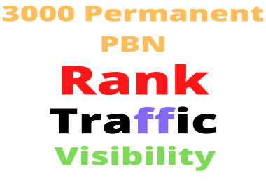 3000 Permanent PBN Backlink with High DA Increase Your Domain Rating