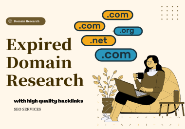 high authority expired domain research with quality backlinks