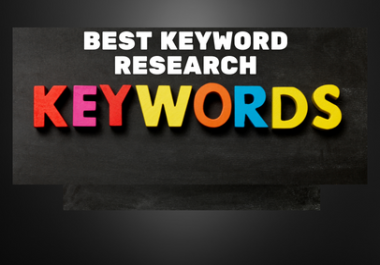 I will do SEO keyword research low KD and high Volume