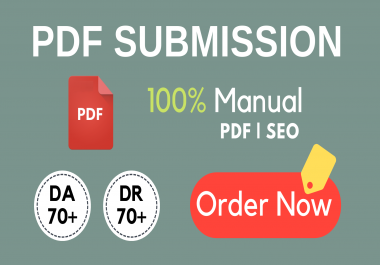 I will submit your pdf to 30 document sharing sites
