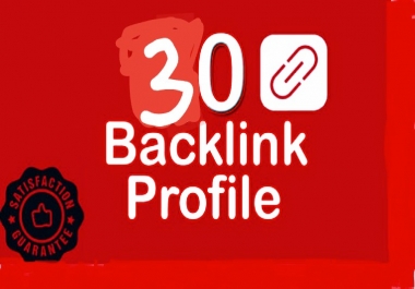 I will do 30 social media profile backlink