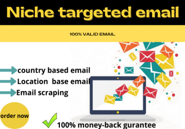 provide you targeted niche base verified email list