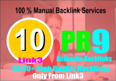 10 PR 9 Safe SEO Backlinks Drive to your Google rank,  DA 90+