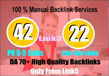 create 42 PR 9-5 + 20 EDU-Gov Backlinks,  Skyrocket Your Ranking