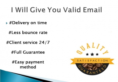 I will collect valid email on your target based which will help you to grow up your business connect
