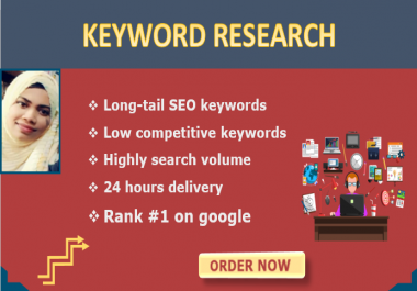 I will find the best KeyWords to target your niche