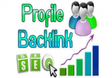 I will create high da and pa 50 to 90,  50 profile backlinks