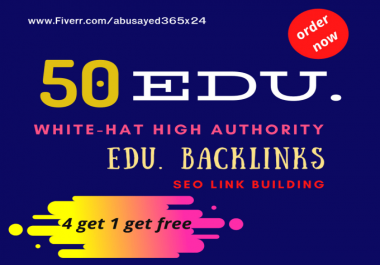 I will 50 pr9, edu with high trust authority safe link building seo backlinks