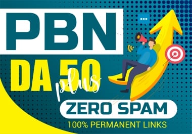 10 DA 50 + High Quality Dofollow PBN Backlinks