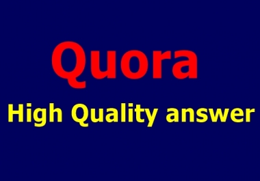 Guaranteed Traffic by 20 High-Quality Quora Answers