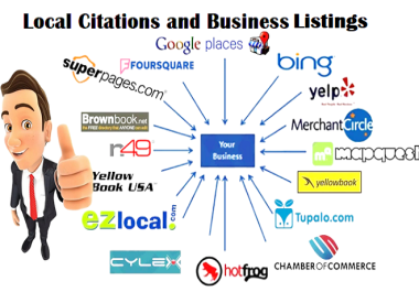 I will create yext,  bright local 100 USA local citations and business directories