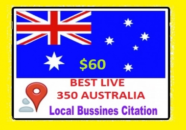 Get Accurate Live Best 30 Australia local citation or local SEO for your website