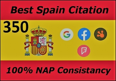I will do 350 Spain local citation or local SEO for your website