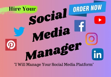 Your social media manager for 7 days