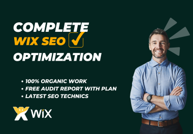 I will do complete wix seo with free manual audit