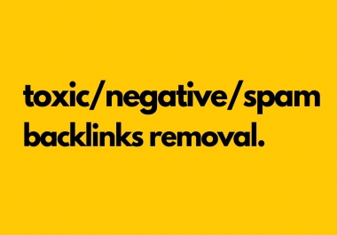 I will create disavow file with spammy toxic and negative SEO link to recover penalties