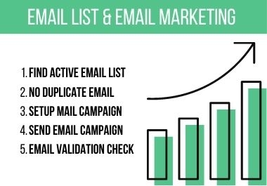 I Will Find Targeted Email List & Do Email Marketing