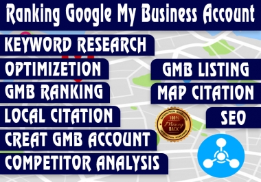 I will do rank, create and manage google my business