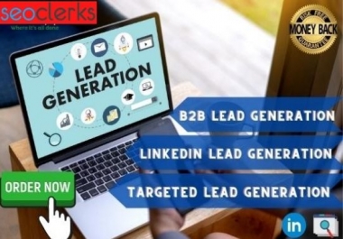 100 targeted b2b lead generation and linkedin lead generation