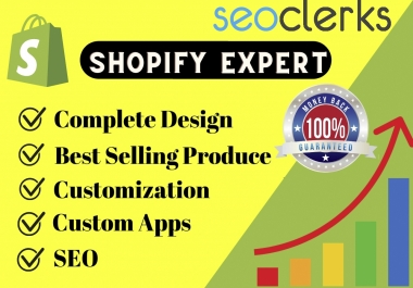 I will setup shopify store or shopify website design 3 pages 15 Products upload Beautiful design