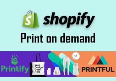 I will design premium print on demand shopify store,  shopify website