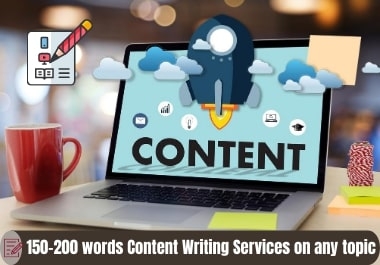 150-200 words unique Content-Blog-Article Writing services on any topic with proper SEO