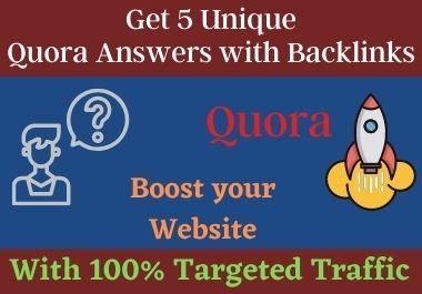 Skyrocket Your Website 5 High Quality Quora Space Backlinks