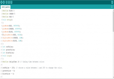 Project RGB Controller Arduino