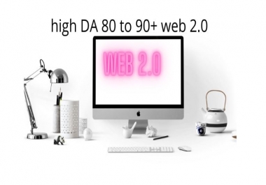 I Will do 50 High Domain Authority Web 2 0 Backlinks Service