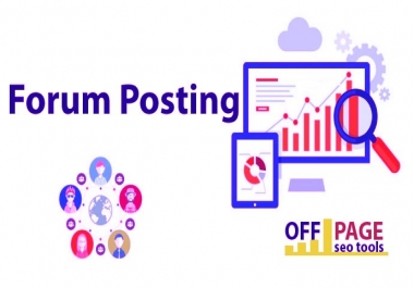 I Will Create 25 Forum Posting Backlinks Manually