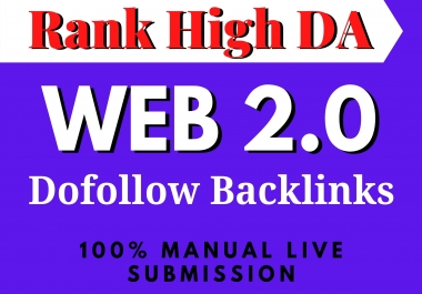 I will rank High DA 30 Web2 0 Backlinks SEO on Google