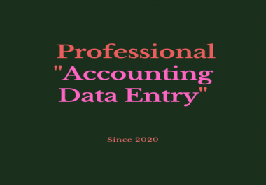 I will do Professional Data Entry