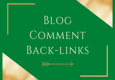 I Will Create Manually High Quality Blog Comment Backlinks